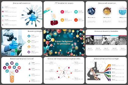 Science & Research Powerpoint Templates